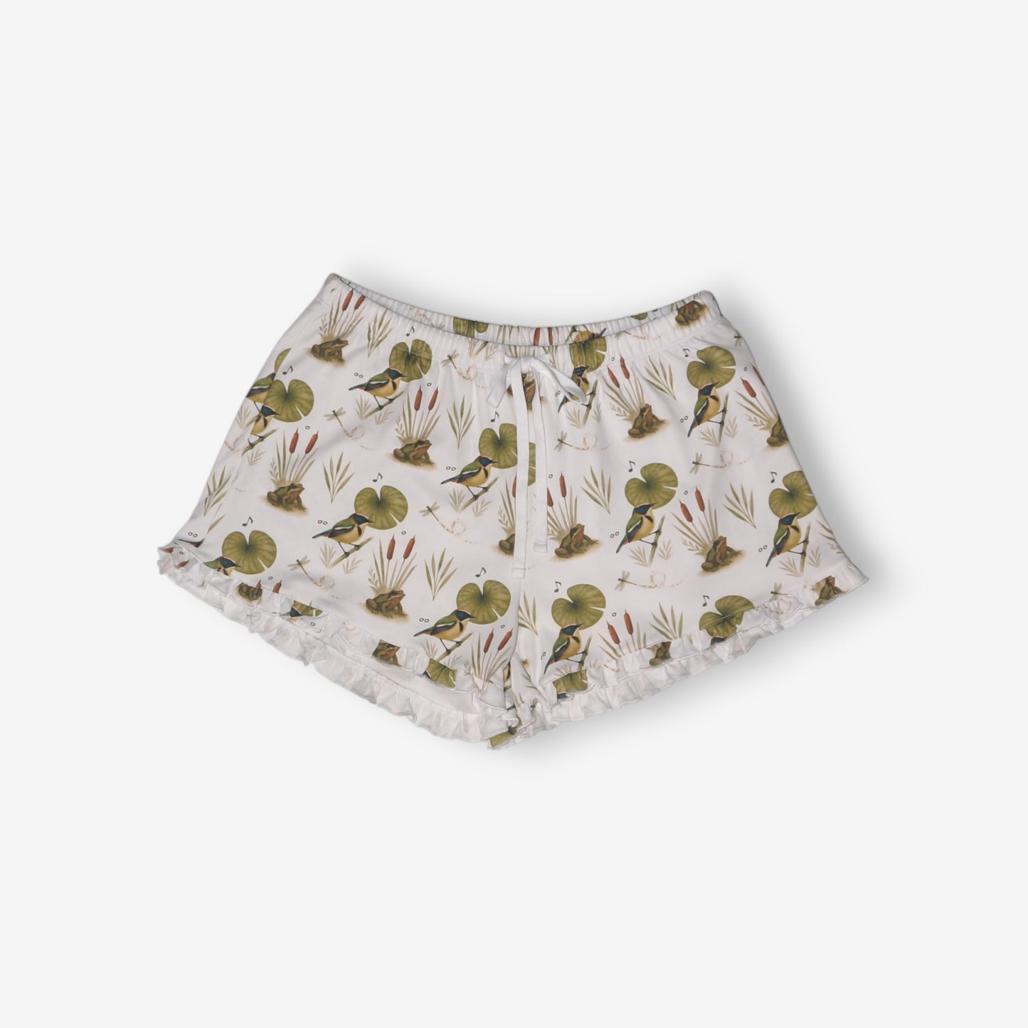 Pijama Mujer Camisa 100% Algodón Pima – Siete Colores y Ranita de Darwin