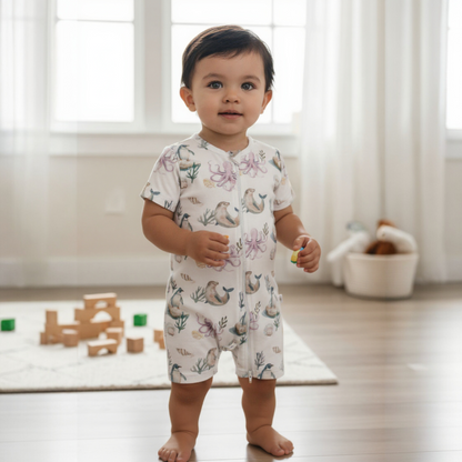 Enterito Corto 100% Algodón Pima – Pingüino y Calamar