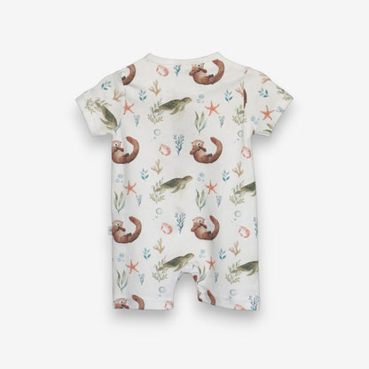 Enterito Corto 100% Algodón Pima – Tortuga y Chungungo