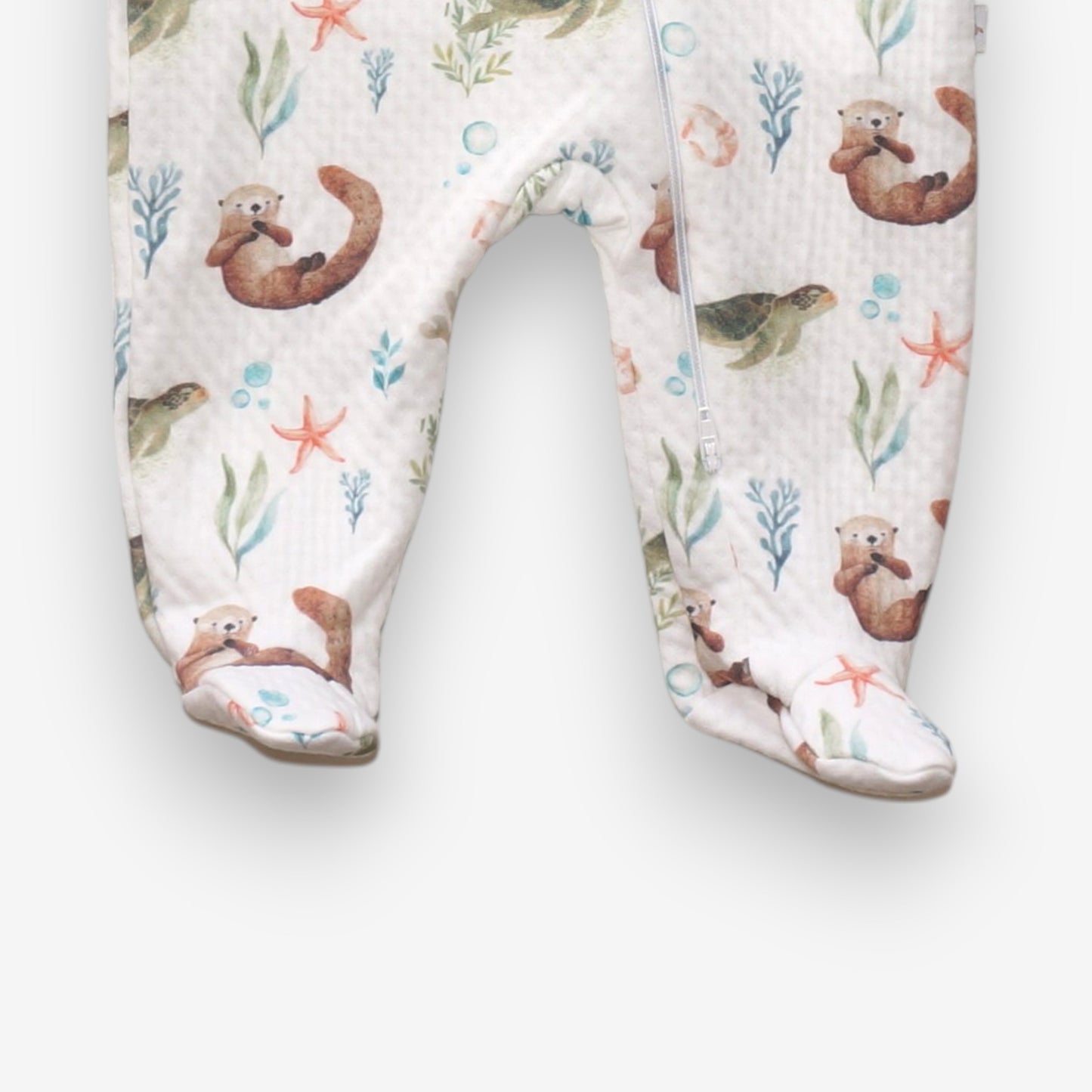 Enterito Largo Bebe Acolchado Jacquard – Tortuga y Chungungo