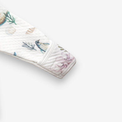 Enterito Largo Bebe Acolchado Jacquard – Pinguino y Calamar