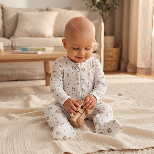 Enterito Largo Unisex Algodón Pima – Hojas & Olivo