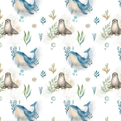 Pack 2 Bermudas Pipijamas – Tortuga y Ballena Azul