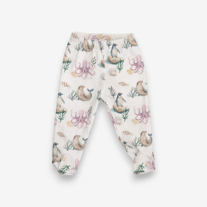 Patitas 100% Algodón Pima – Pingüino y Calamar