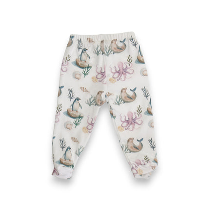 Patitas 100% Algodón Pima – Pingüino y Calamar