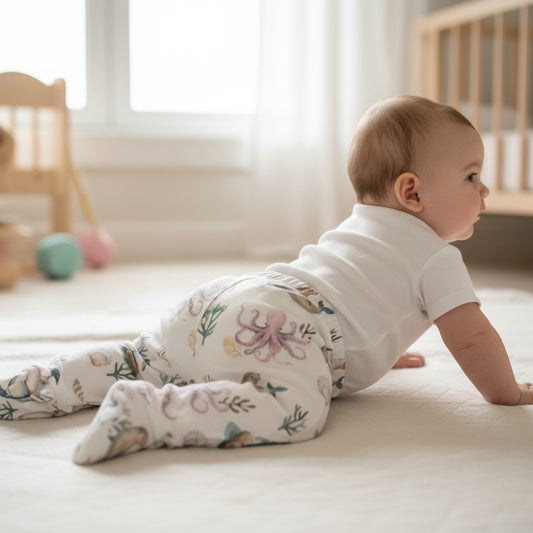 Patitas 100% Algodón Pima – Pingüino y Calamar