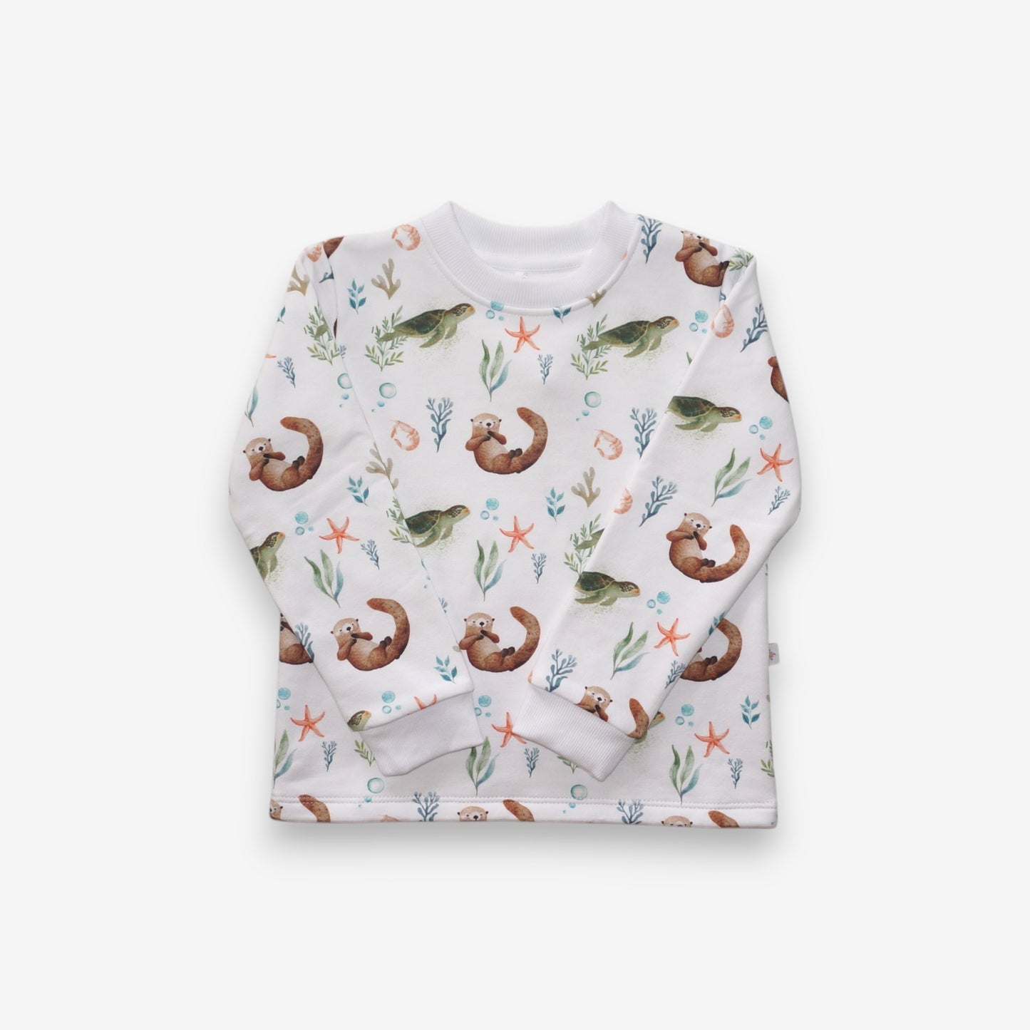 Pijama Largo Infantil Unisex 100% Franela – Tortuga y Chungungo