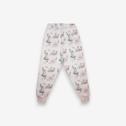 Pijama Largo Infantil Unisex 100% Algodón Pima – Pingüino y Calamar