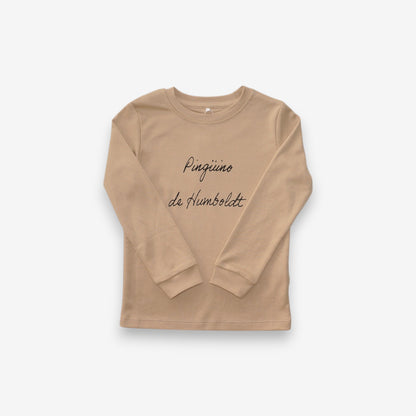 Pijama Largo Infantil Unisex 100% Algodón Pima – Pingüino y Calamar