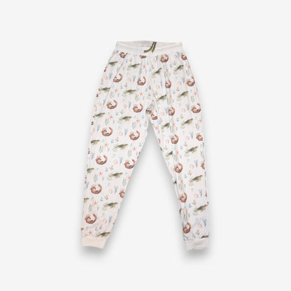 Pijama Largo Mujer Sport 100% Algodón Pima – Tortuga y Chungungo
