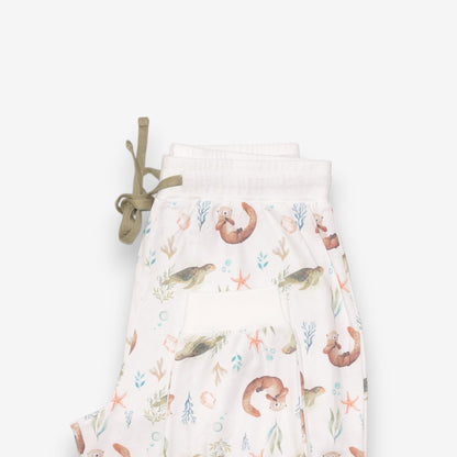 Pijama Largo Mujer Sport 100% Algodón Pima – Tortuga y Chungungo