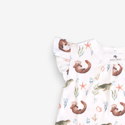 Pijama Niña 100% Algodón Pima – Tortuga y Chungungo