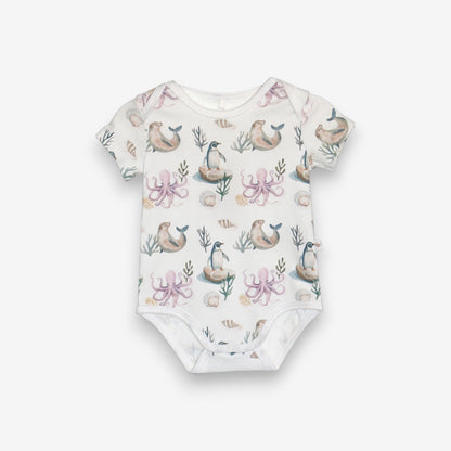 Pilucho Manga Corta 100% Algodón Pima – Pingüino y Calamar