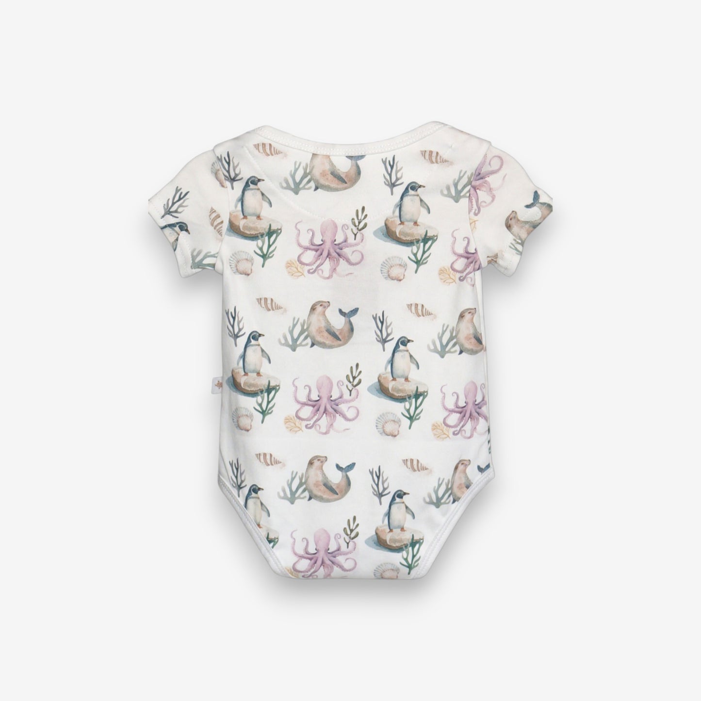 Pilucho Manga Corta 100% Algodón Pima – Pingüino y Calamar