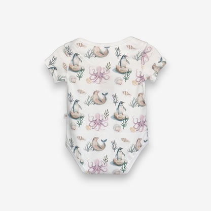 Pilucho Manga Corta 100% Algodón Pima – Pingüino y Calamar