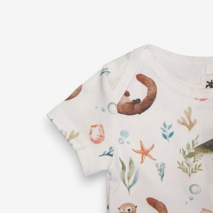 Pilucho Manga Corta 100% Algodón Pima – Tortuga y Chungungo