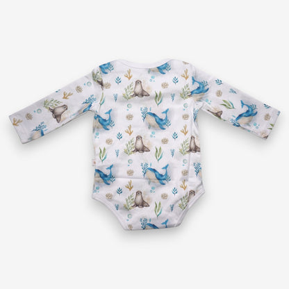 Pilucho Manga Larga 100% Algodón Pima – Ballena Azul