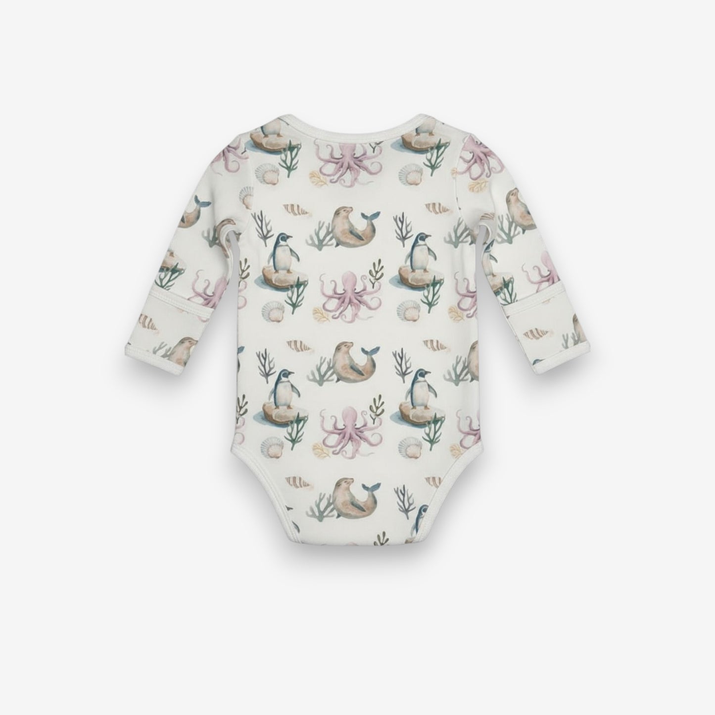 Pilucho Manga Larga 100% Algodón Pima – Pingüino y Calamar