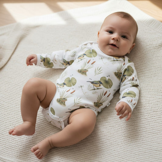 Pilucho Manga Larga 100% Algodón Pima – Siete Colores y Ranita de Darwin