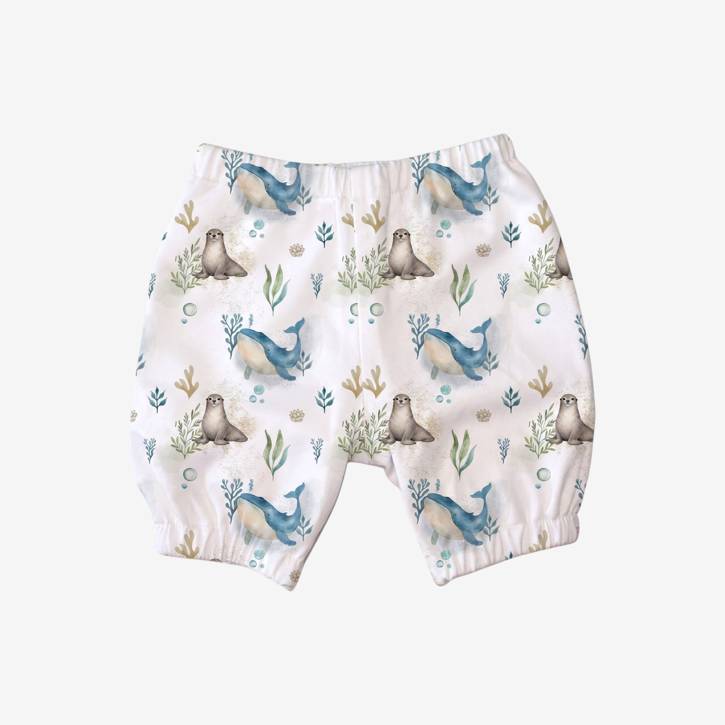 Pack 2 Bermudas Pipijamas – Tortuga y Ballena Azul