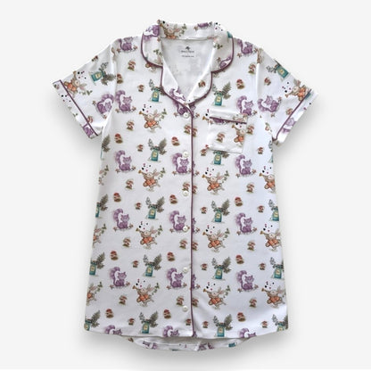 Camisón Camisero Mujer 100% Algodón Pima – Bosque Mágico
