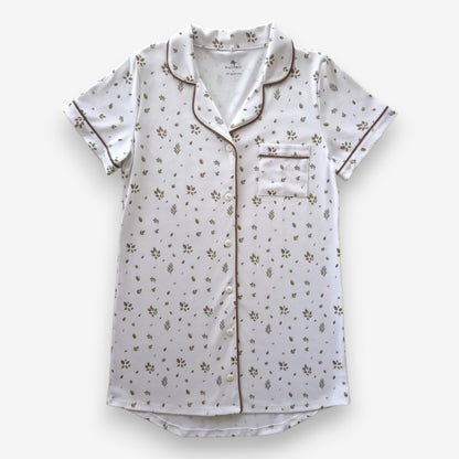 Camisón Camisero Mujer 100% Algodón Pima – Hojas & Olivo