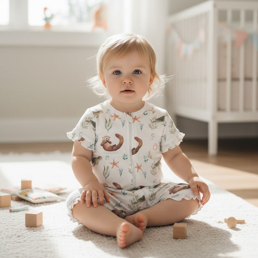 Enterito Corto Niña 100% Algodón Pima - Tortuga y Chungungo