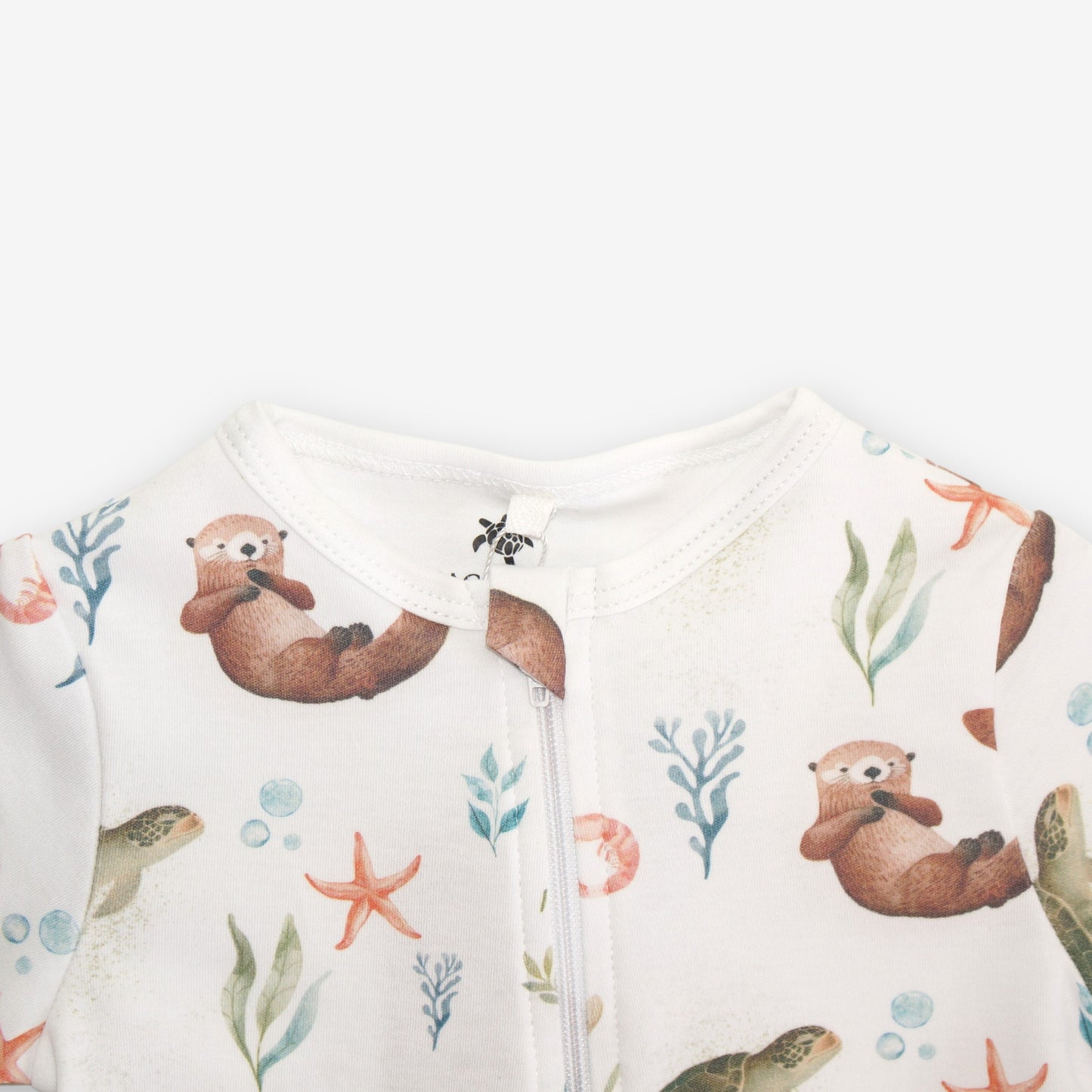 Enterito Corto Niña 100% Algodón Pima - Tortuga y Chungungo