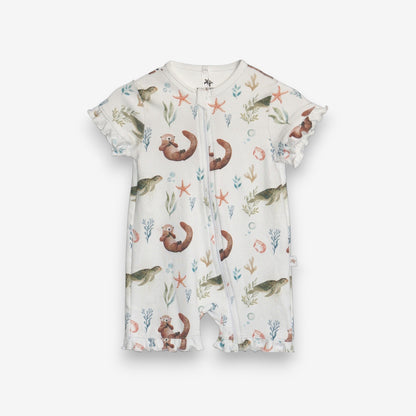 Enterito Corto Niña 100% Algodón Pima - Tortuga y Chungungo