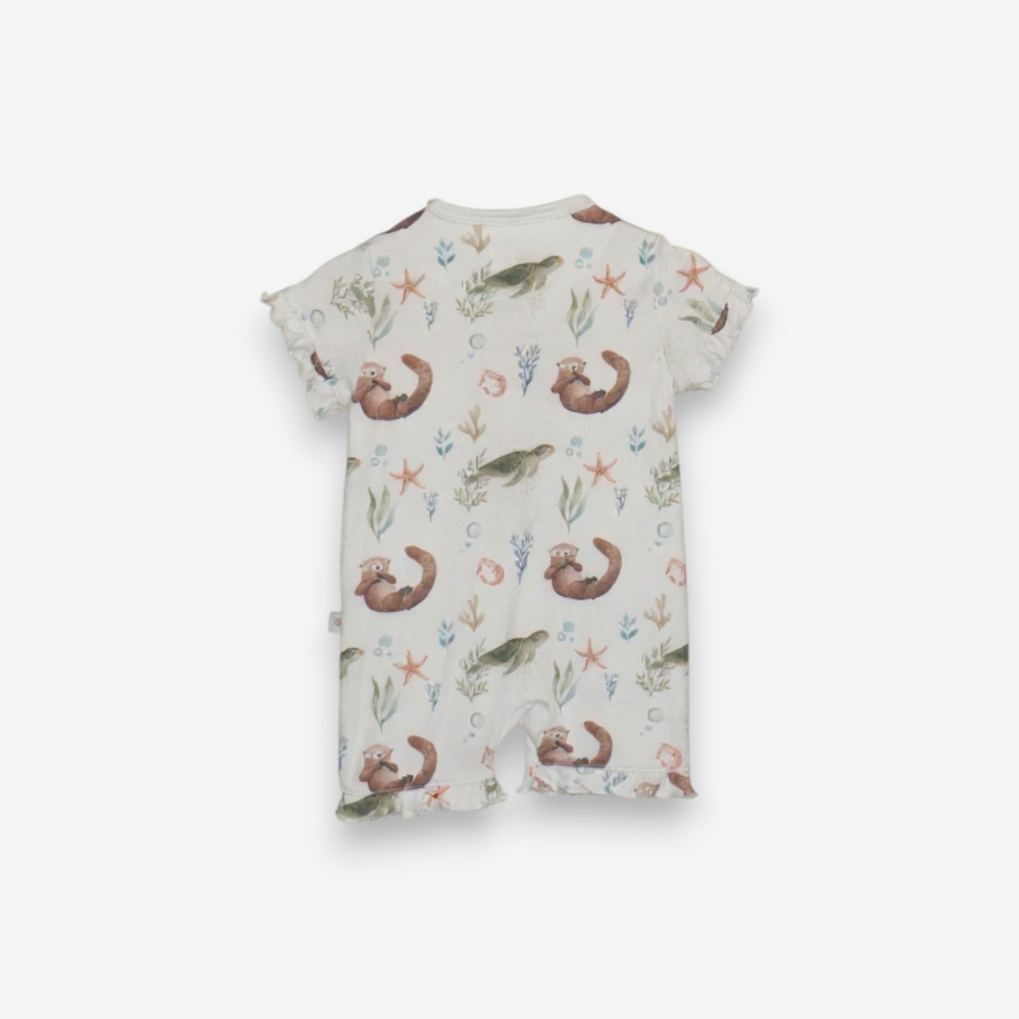 Enterito Corto Niña 100% Algodón Pima - Tortuga y Chungungo