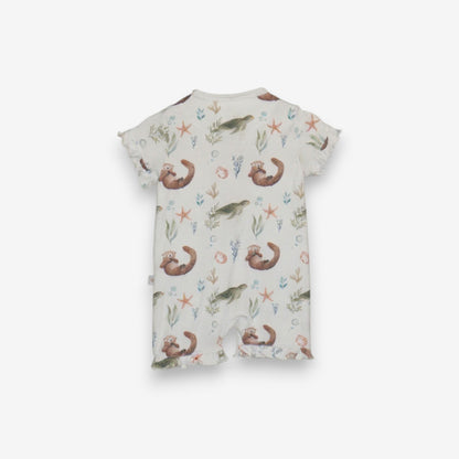 Enterito Corto Niña 100% Algodón Pima - Tortuga y Chungungo