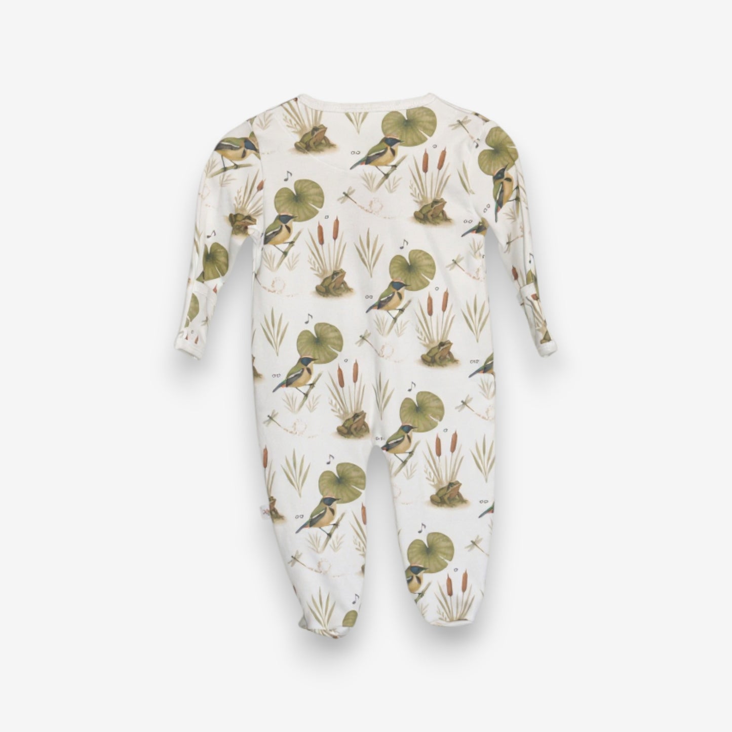 Enterito Largo 100% Algodón Pima – Siete Colores y Ranita de Darwin