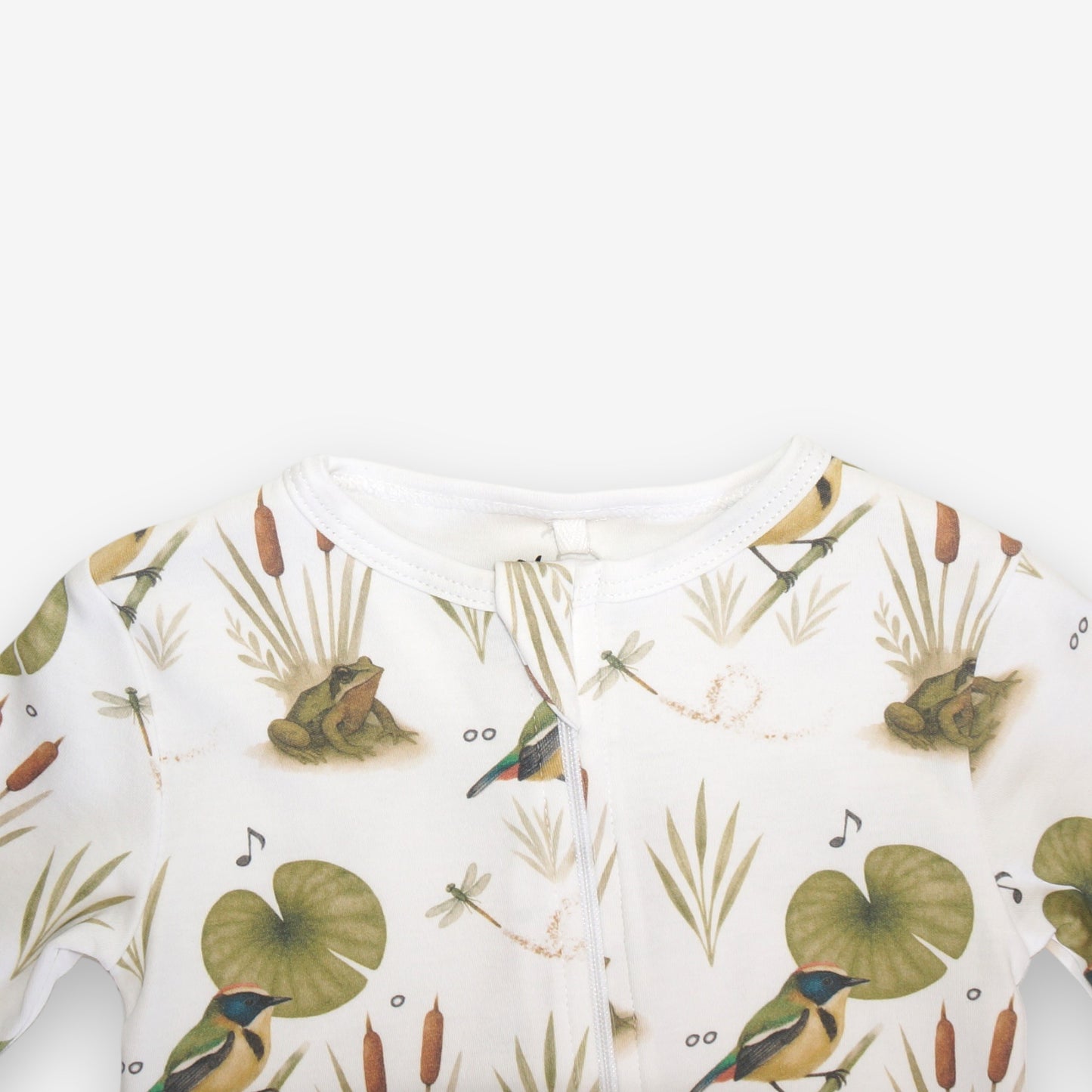 Enterito Largo 100% Algodón Pima – Siete Colores y Ranita de Darwin