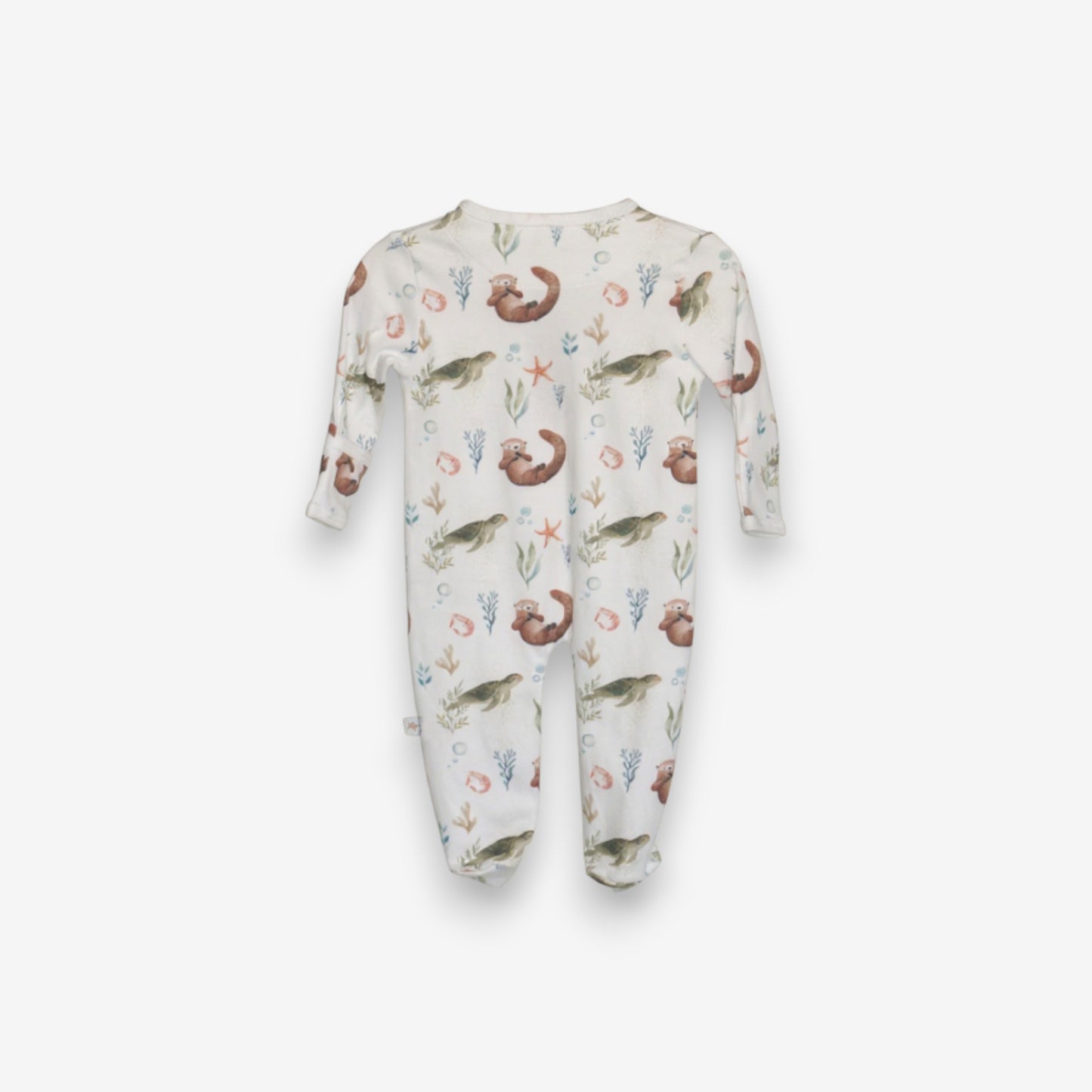 Enterito Largo 100% Algodón Pima – Tortuga y Chungungo