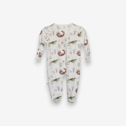 Enterito Largo 100% Algodón Pima – Tortuga y Chungungo