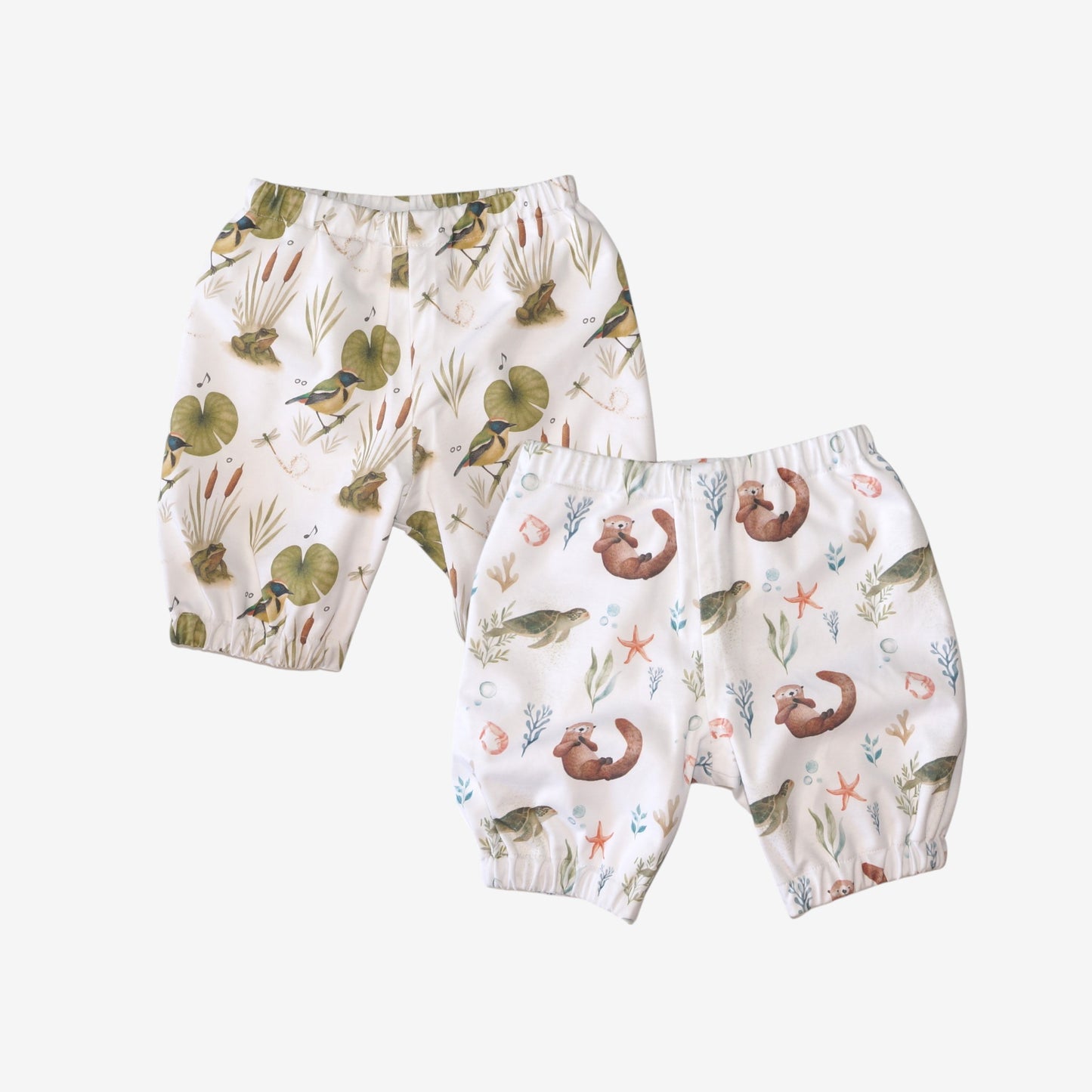 Pack 2 Bermudas Pipijamas – Tortuga y Siete Colores