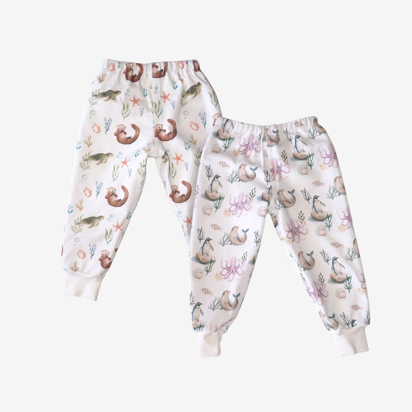 Pack 2 Pipijamas largos – Tortuga y Pingüino