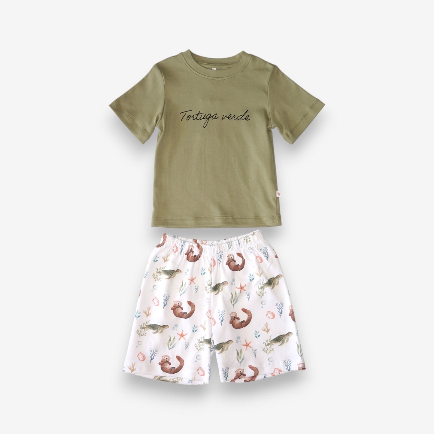 Pijama Niño 100% Algodón Pima – Tortuga y Chungungo