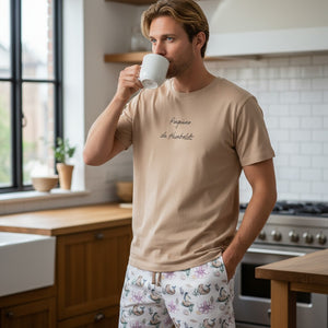 Pijama Hombre 100% Algodón Pima – Pingüino y Calamar