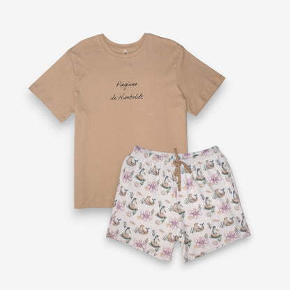 Pijama Hombre 100% Algodón Pima – Pingüino y Calamar