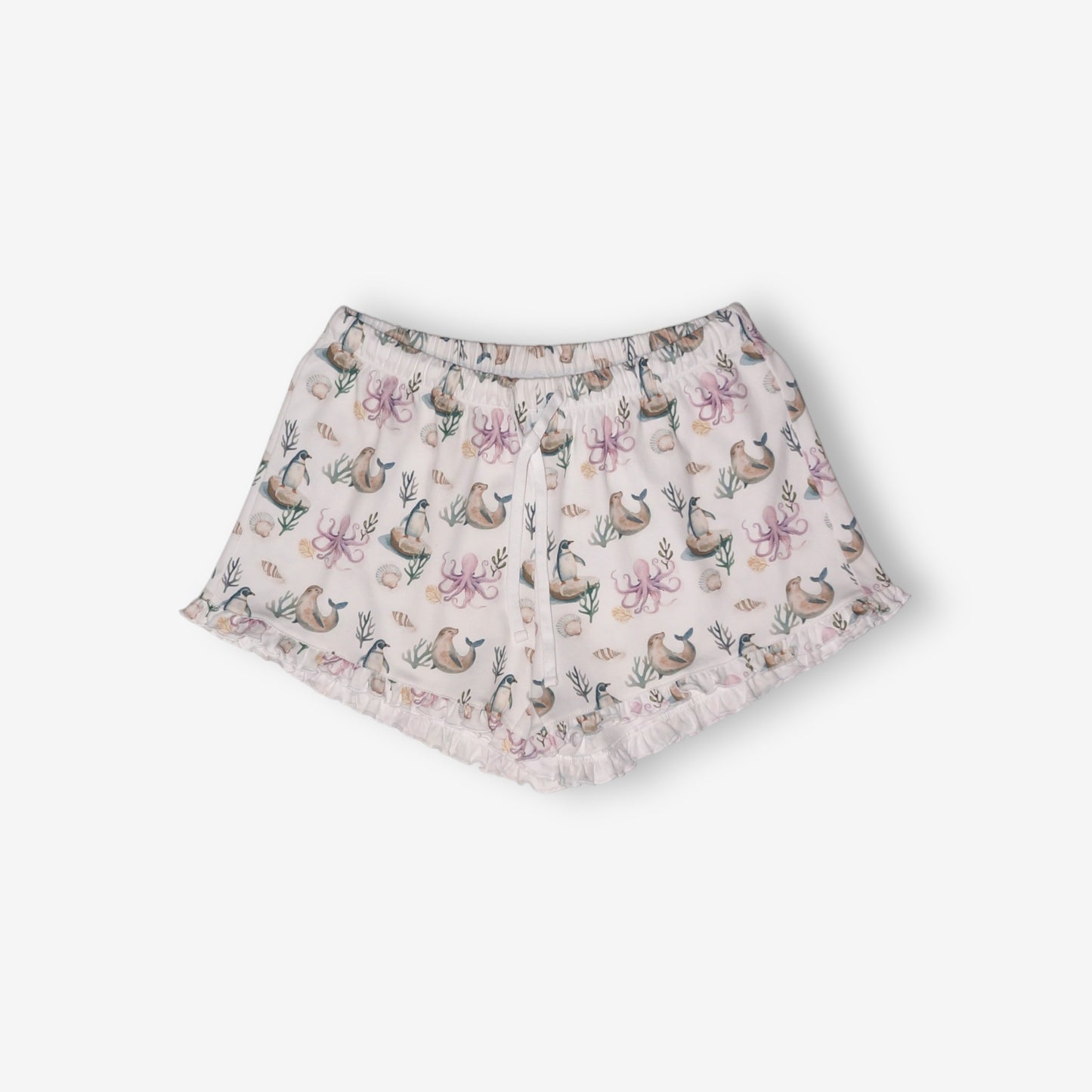 Pijama Mujer Camisa 100% Algodón Pima – Pingüino y Calamar