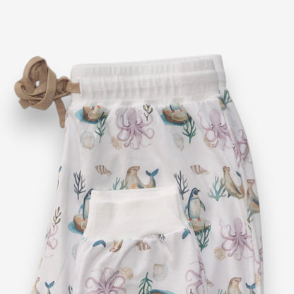 Pijama Largo Mujer Sport 100% Algodón Pima – Pingüino y Calamar