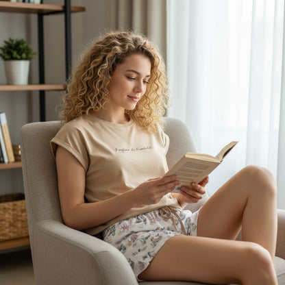 Pijama Mujer 100% Algodón Pima – Pingüino y Calamar