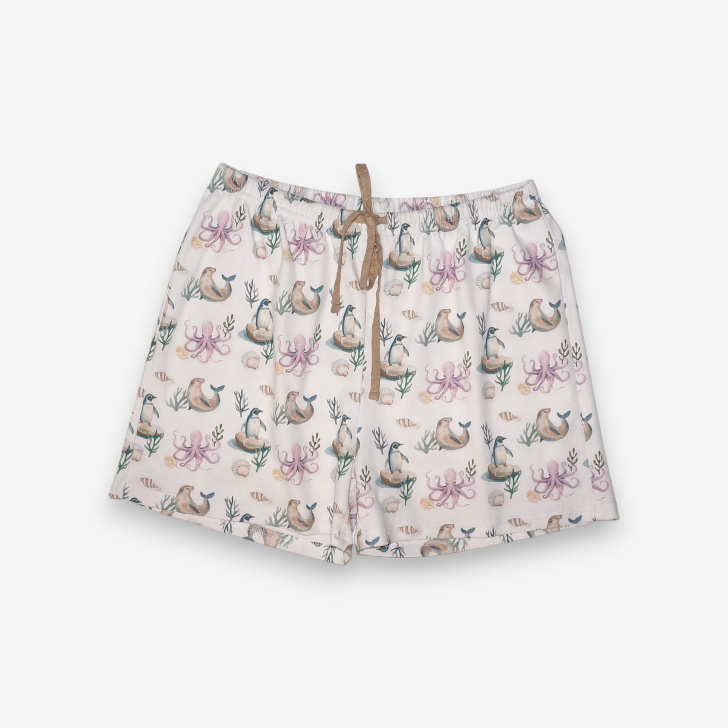 Pijama Mujer 100% Algodón Pima – Pingüino y Calamar