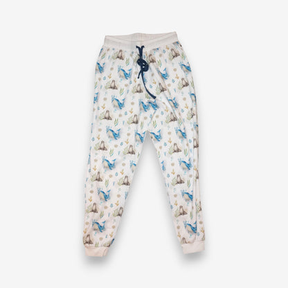 Pijama Largo Mujer Sport 100% Algodón Pima – Ballena Azul