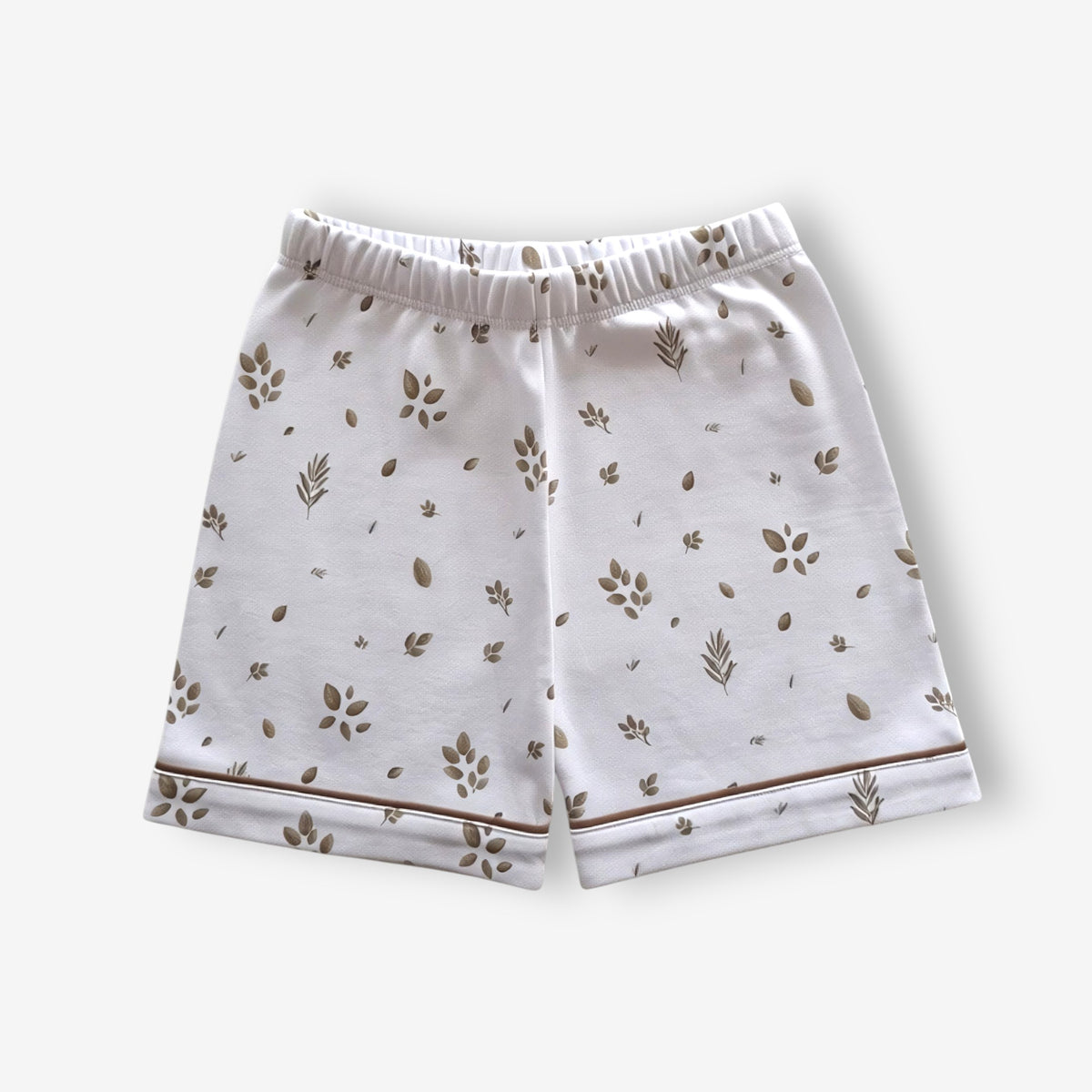 Pijama Corto Niña Camisa 100% Algodón Pima – Hojas & Olivo