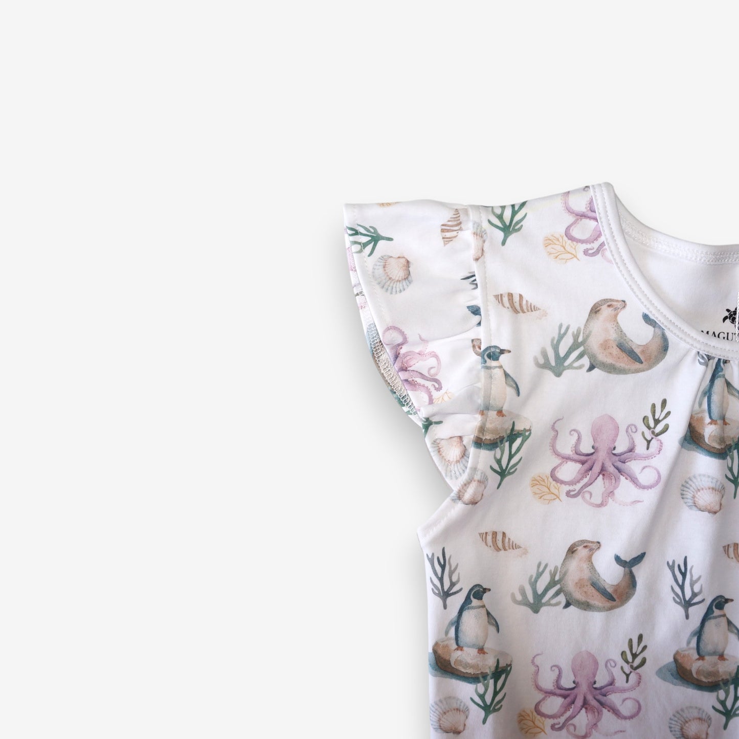 Pijama Niña 100% Algodón Pima – Pingüino y Calamar