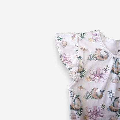 Pijama Niña 100% Algodón Pima – Pingüino y Calamar