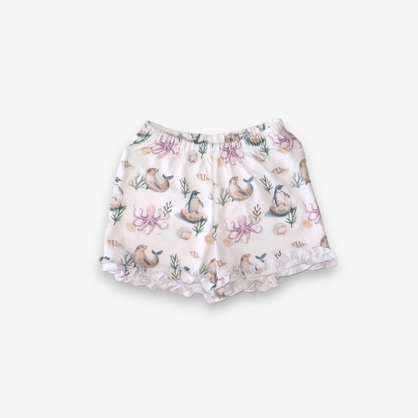 Pijama Niña 100% Algodón Pima – Pingüino y Calamar