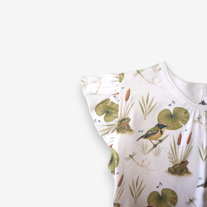 Pijama Niña 100% Algodón Pima – Colores y Ranita de Darwin